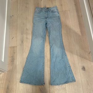 High Waisted flare free people jeans